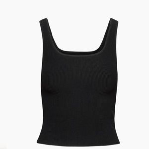 Babaton Sculpt Knit Squareneck Tank